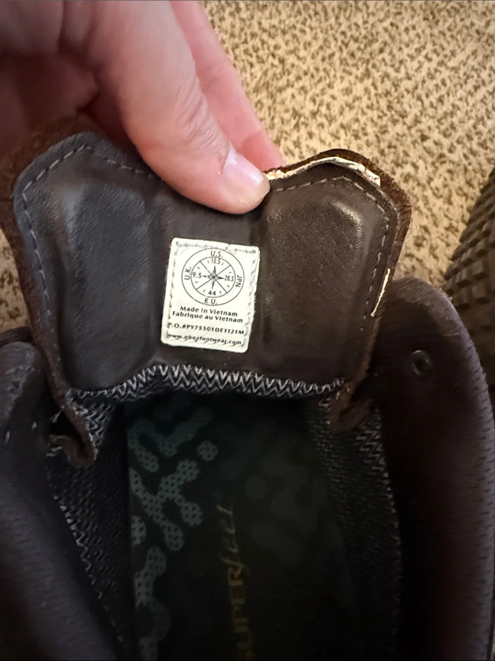 Oboz dry hiking boots